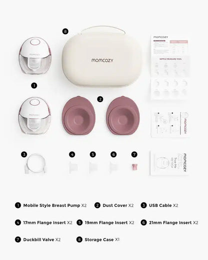 Momcozy M6 double wearable hands free  breast pump