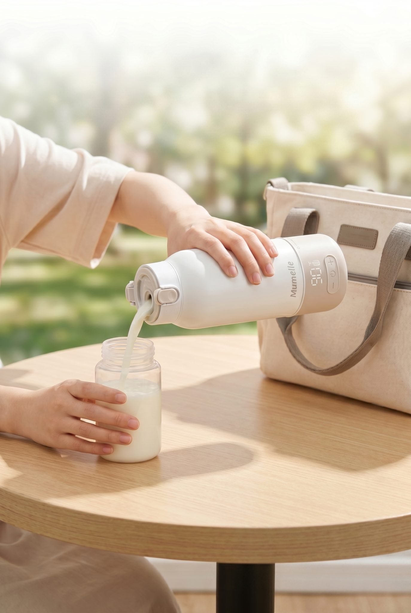 Mumelle Detachable & Portable Water and Milk Warmer