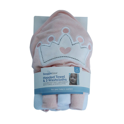 Snuggletime Hooded Towel gift set - Princess