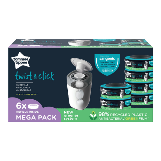 Tommee Tippee Twist N Click 6 Pack Bin Refills