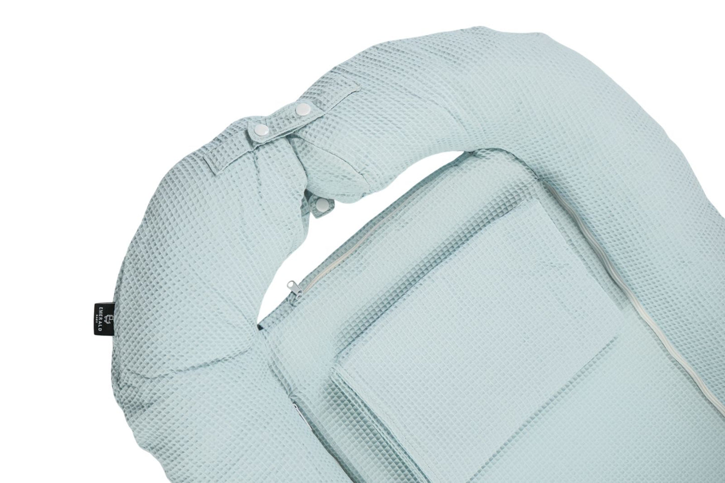 Emerald baby sleep pod with blanket