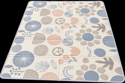 Emerald Baby 2cm Thick Foldable Dual-Sided Baby Play Mat –   Design 2 – Bean Blooming Safari