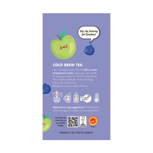 Apple Blueberry Kiddies Cold Brew Ice Tea (20 Teabags)