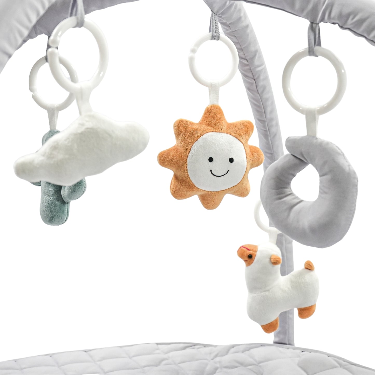 Emerald Baby Playmat With Toy Bar