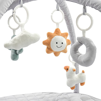 Emerald Baby Playmat With Toy Bar