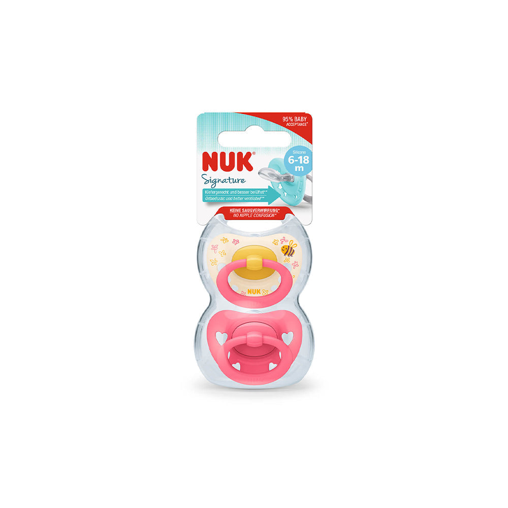 Nuk Signature Silicone Soother  (6-18m)