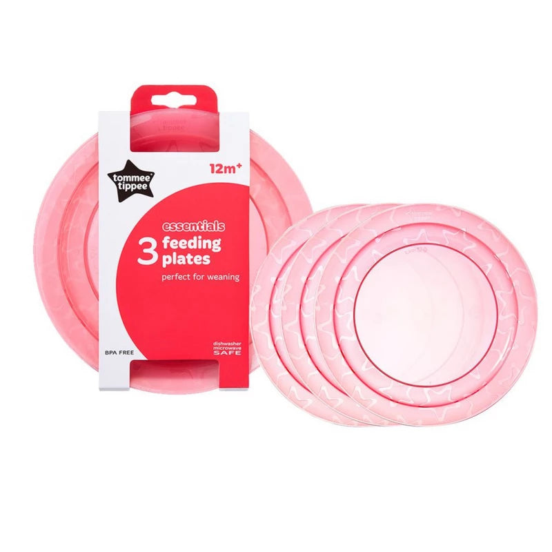 Tommee Tippee Feeding Plates - 3 Pack